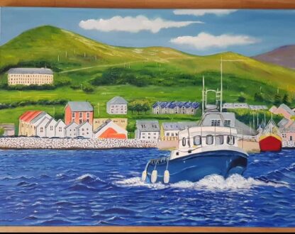 Dingle harbour - Large oil painting of Ireland place on canvas- Check out more our paintings of Ireland for sale @ art4you.ie