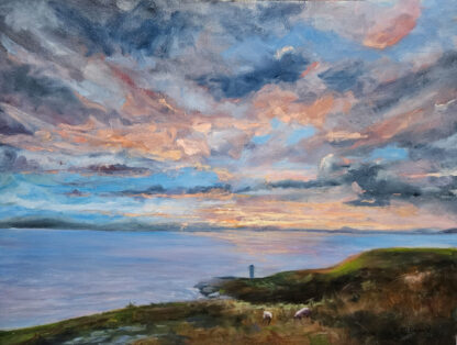 Original sunset painting for sale. On Ireland's online art gallery art4you.ie Check out our large selection of art for sale by Irish artist