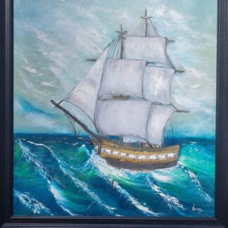 Painting of sailing boat . Check out our large range of paintings for sale on Ireland's online art gallery with free delivery to your door