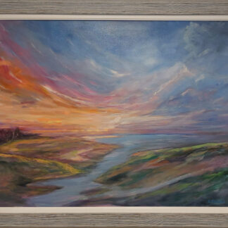 Sunset in Co. Kerry oil painting by Irish artist David McCormack. Check out more of his art for sale on art4you.ie