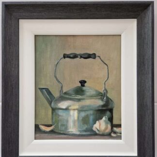 Still life painting of old kettle from an old Irish farmhouse. Buy or make an offer today on our large selection of art for sale