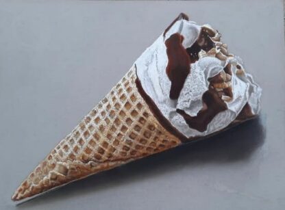 Cornetto Ice Cream- Still Life Painting for sale. Check out our large range of still life paintings for sale on art4you.ie