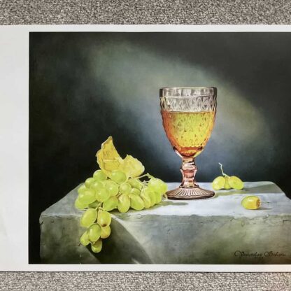 This original painting took a few months to be fully completed. My art style is still life and realism print of a painting