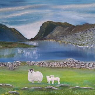 Painting of the Gap of Dunloe in Kerry for sale. A stunning depiction of this iconic Irish landscape