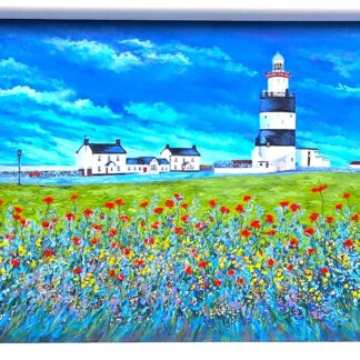 An Original painting of Hook Head Lighthouse.