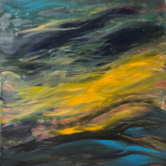 Abstract painting filled with colour of a sea. Check our large selection of art for sale. Buy now our make an offer today