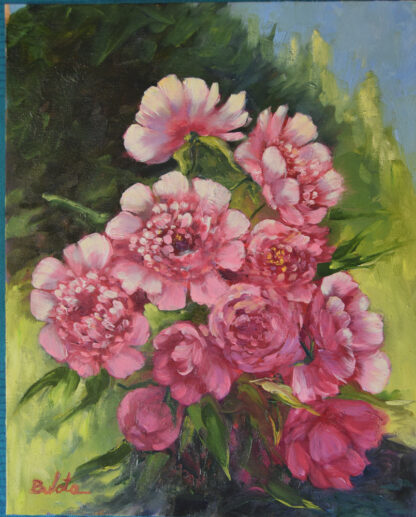 Painting of Peonies