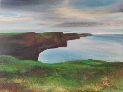 Painting of the Cliffs of Moher