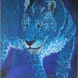 Unleash the Power of the Wild: Own a Stunning Painting of a Majestic Leopard .Bring the raw beauty and untamed spirit of nature into your home