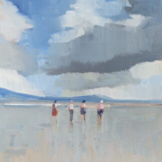 'A Walk in the West' with this captivating beach painting.