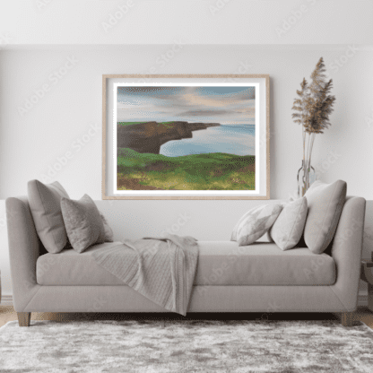 Painting of the Cliffs of Moher