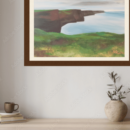 Painting of the Cliffs of Moher