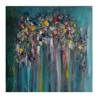 Abstract floral painting arrangement to suit your stunning space. Check out our large selection of abstract