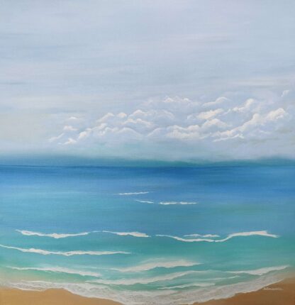 Original acrylic painting on canvas inspired by love of the sea