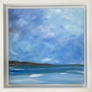 Original Irish seascape painting on stretched canvas, framed and ready to hang. Check out our large selection of Seascape paintings