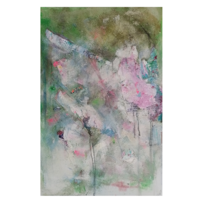 Discover this pretty and delicate original floral artwork, perfect for adding a touch of elegance and serenity to any space. Ideal for various interiors, from living rooms to bedrooms