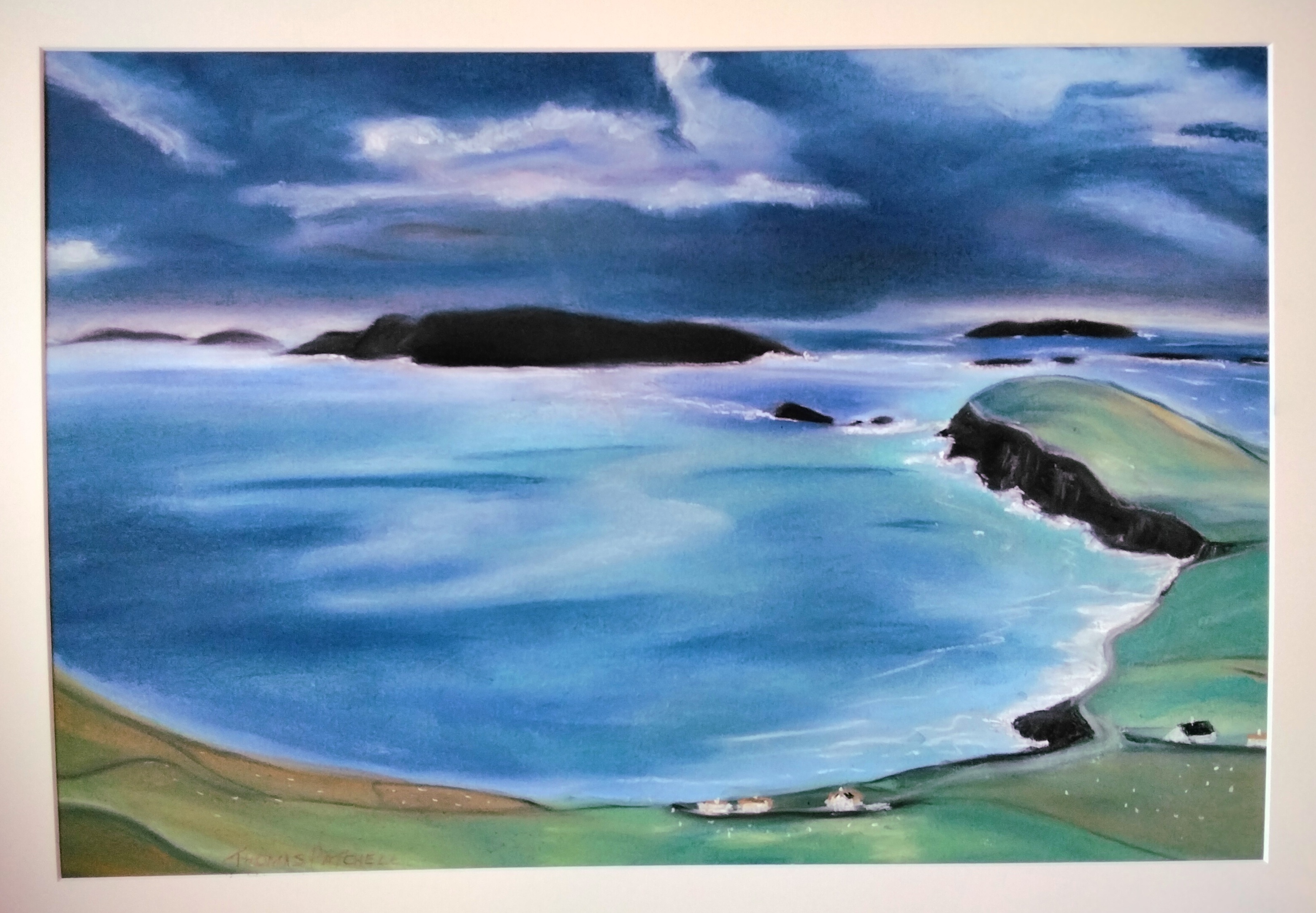 Seascape painting Blasket IslandsI Kerry