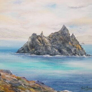 Painting of Skellig Michael Co Kerry