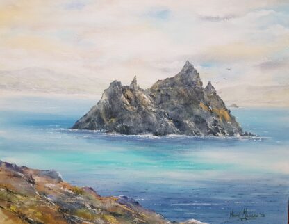 Painting of Skellig Michael Co Kerry