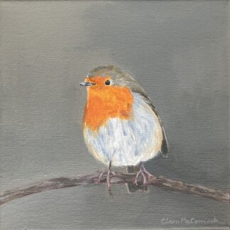 Painting of a Robin