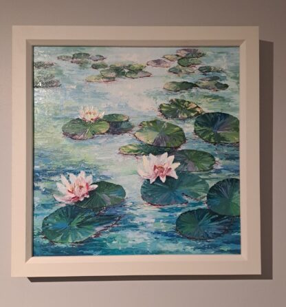 Painting of a Lily Pond